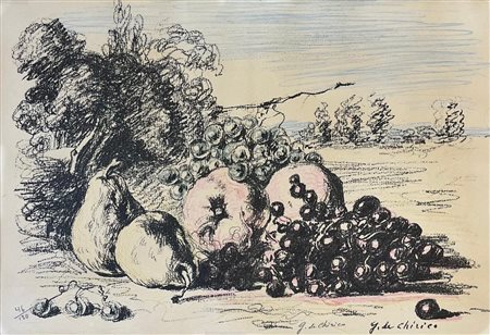 Giorgio De Chirico “Natura morta” 1964