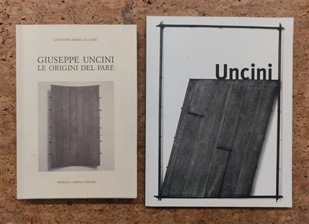 GIUSEPPE UNCINI  - Lotto unico di 2 cataloghi