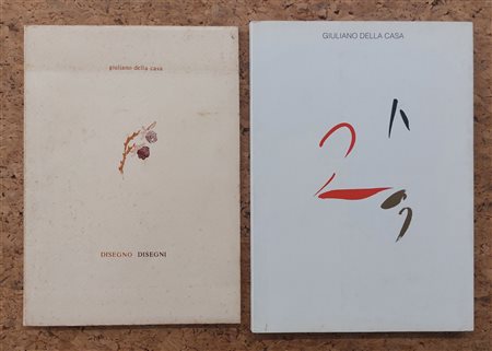 CATALOGHI CON DISEGNO (GIULIANO DELLA CASA) - Lotto unico di 2 cataloghi con disegno