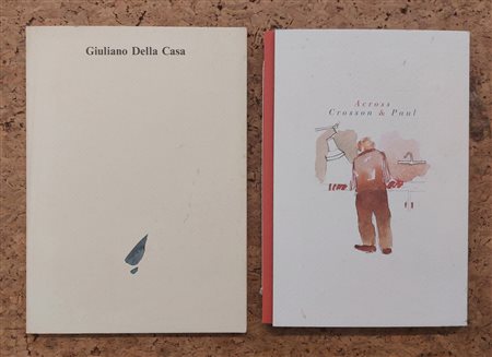 CATALOGHI CON DISEGNO (GIULIANO DELLA CASA) - Lotto unico di 2 cataloghi con disegno