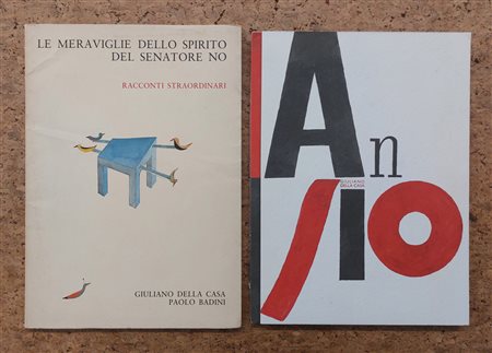 CATALOGHI AUTOGRAFATI (GIULIANO DELLA CASA) - Lotto unico di 2 cataloghi autografati