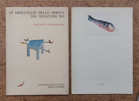 CATALOGHI CON DISEGNO (GIULIANO DELLA CASA) - Lotto unico di 2 cataloghi con disegno