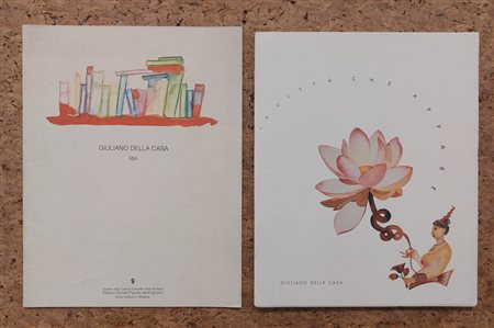 CATALOGHI CON DISEGNO (GIULIANO DELLA CASA) - Lotto unico di 2 cataloghi con disegno