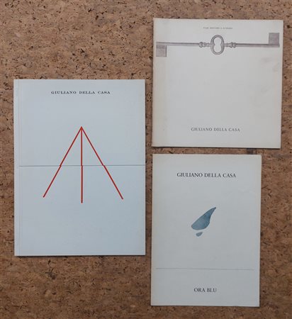 CATALOGHI AUTOGRAFATI (GIULIANO DELLA CASA) - Lotto unico di 3 cataloghi autografati