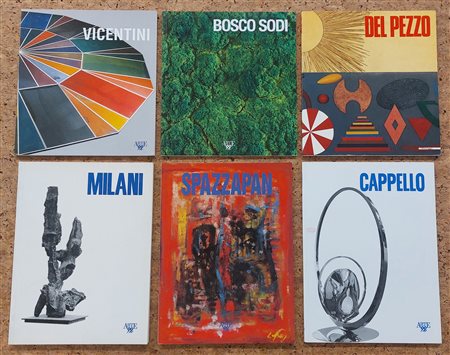 GALLERIA ARTE 92, MILANO - Lotto unico di 6 cataloghi editi dalla Galleria