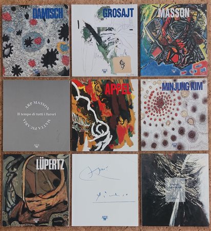 GALLERIA ARTE 92, MILANO - Lotto unico di 9 cataloghi editi dalla Galleria