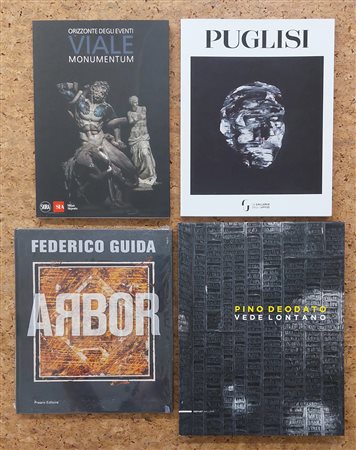 ARTE CONTEMPORANEA (VIALE, PUGLISI, GUIDA E DEODATO) - Lotto unico di 4 cataloghi