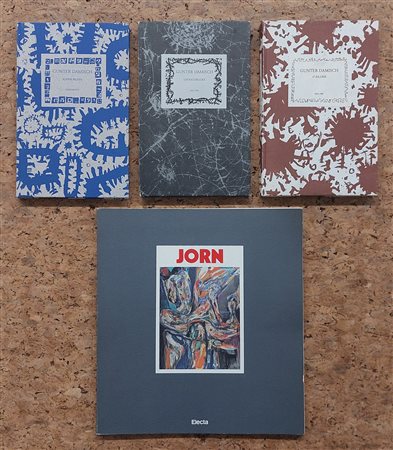 GUNTHER DAMISCH E ASGER JORN - Lotto unico di 4 cataloghi