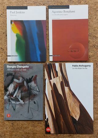 PAUL JENKINS, AGOSTINO BONALUMI, SERGIO DANGELO E PABLO ATCHUGARRY - Lotto unico di 4 cataloghi