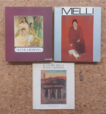SCUOLA ROMANA - Lotto unico di 3 cataloghi: