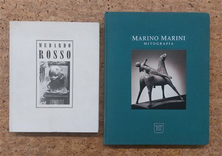 MEDARDO ROSSO E MARINO MARINI - Lotto unico di 2 cataloghi