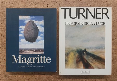 RENÉ MAGRITTE E WILLIAM TURNER - Lotto unico di 2 cataloghi: