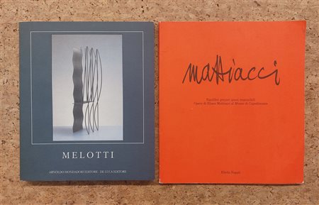 FAUSTO MELOTTI E ELISEO MATTIACCI - Lotto unico di 2 cataloghi