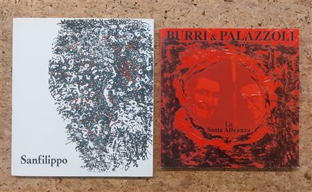 ALBERTO BURRI E ANTONIO SANFILIPPO - Lotto unico di 2 cataloghi