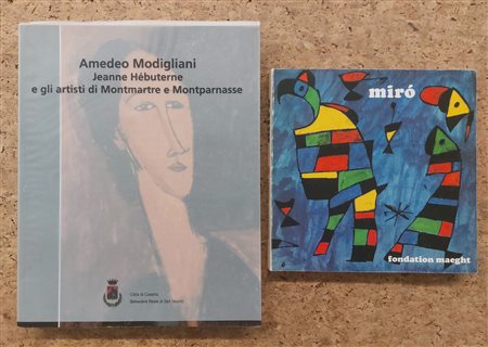 AMEDEO MODIGLIANI E JOAN MIRÒ - Lotto unico di 2 cataloghi