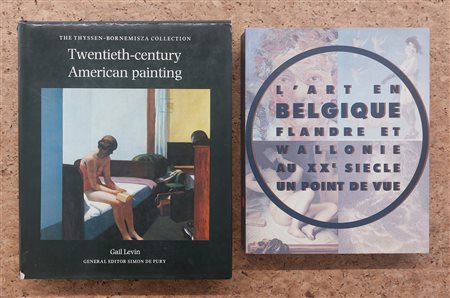 L'ARTE DEL XX SECOLO IN BELGIO E IN AMERICA - Lotto unico di 2 cataloghi