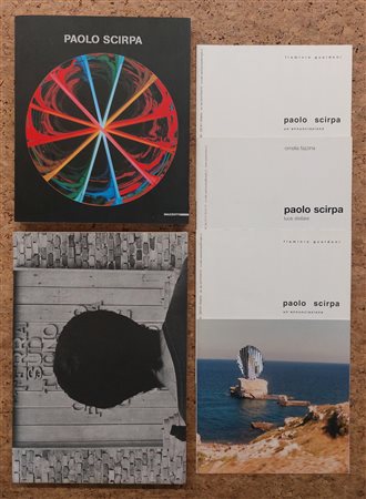 PAOLO SCIRPA E MARIO CEROLI - Lotto unico di 2 cataloghi e 4 pieghevoli