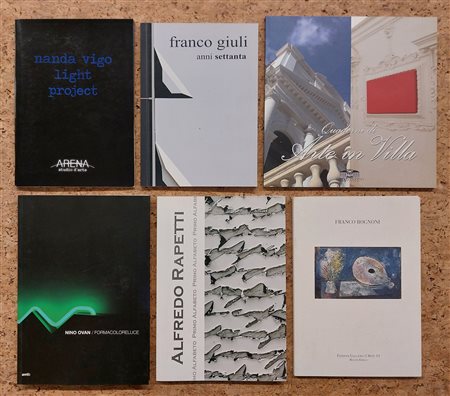 ARTE ITALIANA DEL DOPOGUERRA - Lotto unico di 6 cataloghi: