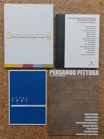 ARTE ANALITICA - Lotto unico di 4 cataloghi