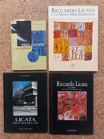 RICCARDO LICATA  - Lotto unico di 4 cataloghi