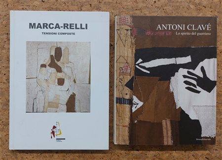 ANTONI CLAVÉ E CONRAD MARCA-RELLI - Lotto unico di 2 cataloghi