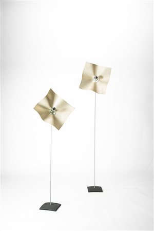 Mario Bellini - Coppia di lampade da terra modello 'Area 160/210', 1974