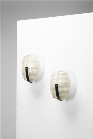 Vico Magistretti - Coppia di lampade da parete modello 'Lambda', 1961