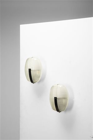 Vico Magistretti - Coppia di lampade da parete modello 'Lambda', 1961