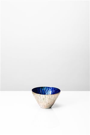 Paolo De Poli - Coppa a smalti policromi, 1965 circa