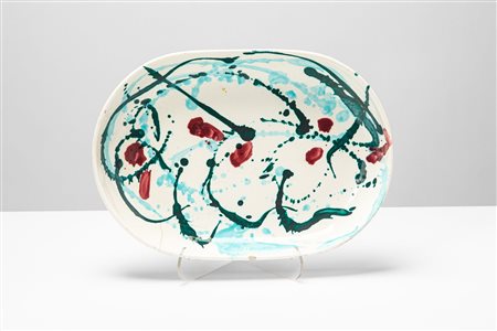 Gigina Baj - Vassoio con decoro nucleare, 1958