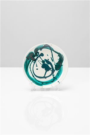Gigina Baj - Piatto con decoro nucleare, 1960 circa