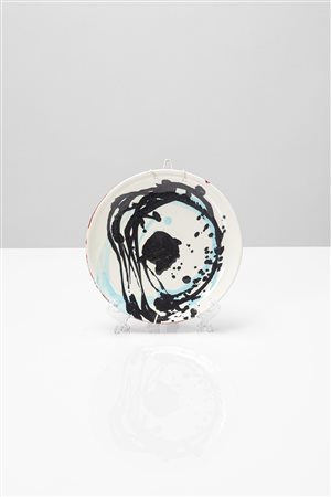 Gigina Baj - Piatto con decoro nucleare, 1960 circa