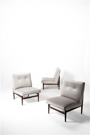 Silvio Cavatorta (Cantù 1887 - 1960)  - Set di tre poltrone , 1950 circa