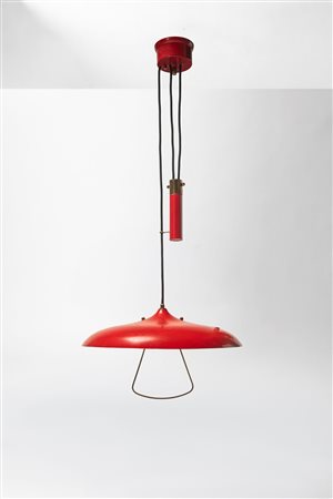 Manifattura Italiana - Lampadario regolabile , 1950 circa