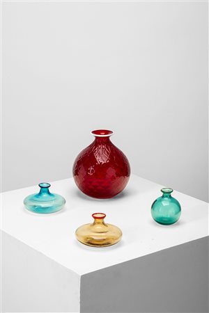 Venini & C. - Set di quattro vasi, 1980 circa