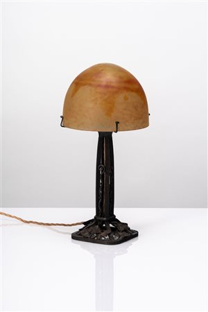 Daum Nancy - Edgar Brandt - Lampada da tavolo, 1920 circa