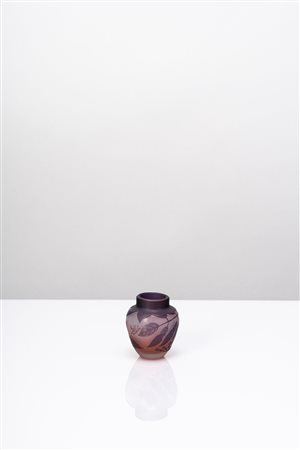 Émile Gallé (Nancy 1846 - Nancy 1904)  - Piccolo vaso, 1910 circa