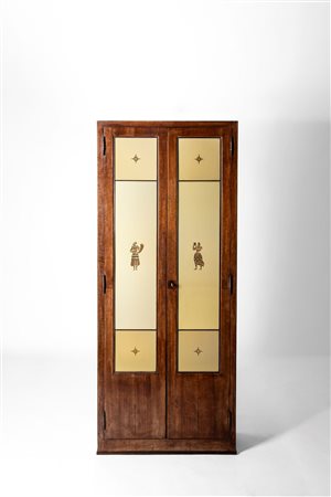 Manifattura Italiana - Mobile da archivio con schedario, 1920 circa