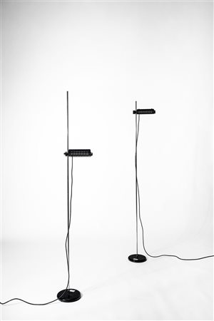 Joe Colombo (1930 - 1971)  - Coppia di lampade da terra modello no. 626, 1972