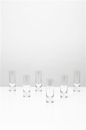 Sergio Asti - Set di sei bicchieri modello 'Bubble Longdrink', 1960 circa