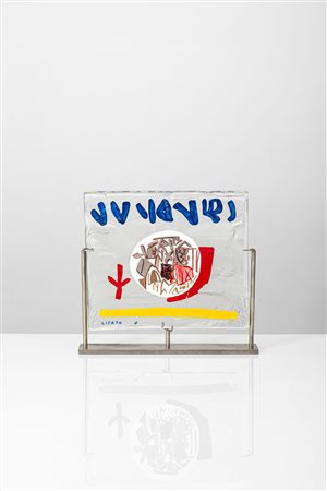 Riccardo Licata (Torino 1929 - Venezia 2014)  - Attrazione segnica, 1980 circa