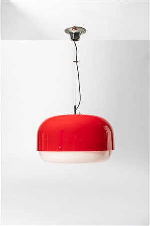 Luigi Massoni (attribuito a) - Lampada a sospensione modello 'Medusa', 1970 circa