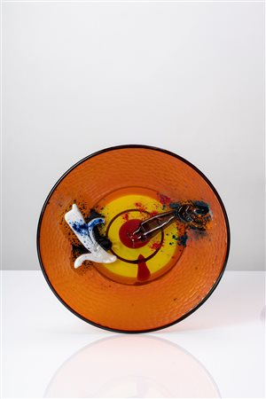 Ermanno Nason - Piatto decorativo 'Omaggio a Chagall', 1968