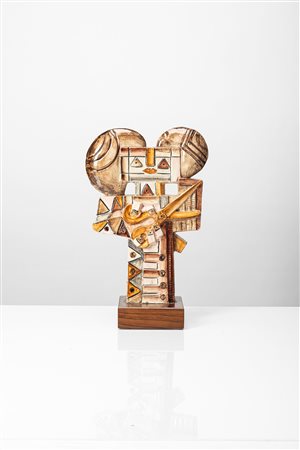 Ibrahim Kodra (Albania 1918 - Milano 2006)  - Scultura 'Il Sarto', 1970 circa