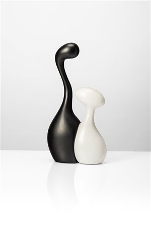 Manifattura Italiana - Coppia di sculture , 1990 circa