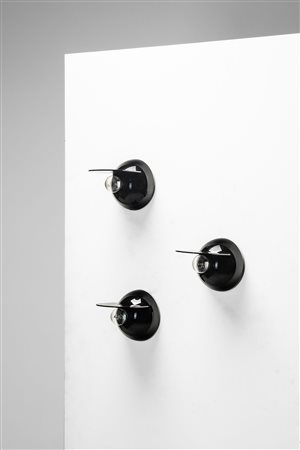 Claudio Dini - Set di tre lampade da parete modello 'Buco', 1974