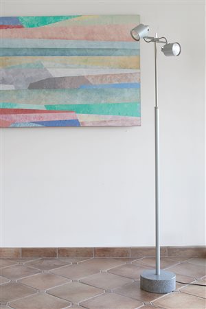 Hannes Wettstein - Lampada da terra modello 'Stadium', 1990 circa