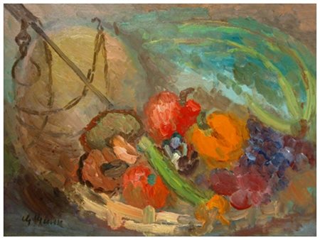 GUIDO GUIDI Livorno 1901 – Livorno 1998 Senza titolo Olio su tavola 50 x 70....