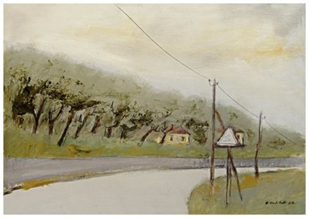 CARLO BERTILOTTI Viareggio 1923 – Viareggio 2009 Senza titolo 1962 Olio su...