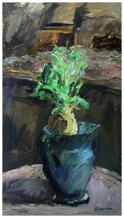 ENZO FARAONI Santo Stefano Magra 1920 Senza titolo 1969 Olio su tela 50 x...